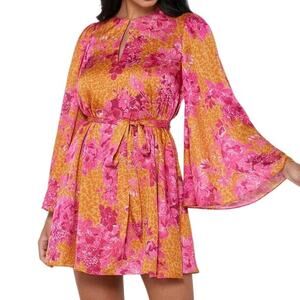 Ted Baker London NWT Dolci Metropolis Mini Dress Size 2 (US 4-6) Bell Sleeve